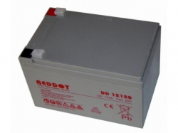Acumulator plumb acid RedDot 12V 12Ah (Faston 230 - 6,4mm) VRLAB-12-12-RD