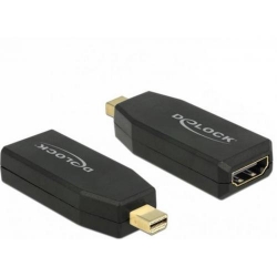 Adaptor Delock 65581, mini Displayport 1.2 male - HDMI female, Black