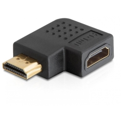 Adaptor HDMI T - M unghi 90 grade dreapta, Delock 65076