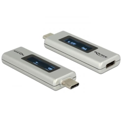 Adaptor USB Tip C PD cu indicator OLED pentru Volti si Amperi – bidirectional 65844