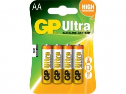 Baterie alcalina R6 (AA) 4 buc/blister Ultra GP; Cod EAN: 4891199027598 - pret pe bucata