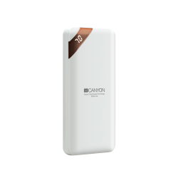 Baterie portabila Canyon CNE-CPBP10W, 10000mAh, 1x USB-C, White