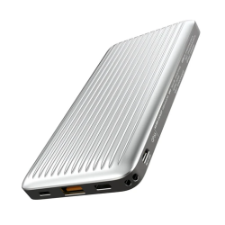 Baterie portabila Silicon Power QP66, 10000mAh, 1x USB, 1x USB-C, 1x Lightning, Silver