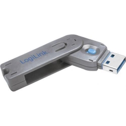 Blocker Logilink AU0044, USB-A, 1 cheie si 1 lacat 