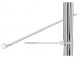 Brida (colier) 2.5x98mm, plastic, transparenta, pentru cabluri 98-2,5-BU100