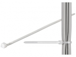 Brida (colier) 3.5x140mm, plastic, transparenta, pentru cabluri 140-3,5-BU100