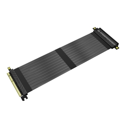 Cablu adaptor - extensie Akasa Riser Black X3 de la PCIe x16 3.0 la PCIe x16 3.0, 300mm, Premium, AK-CBPE01-30B