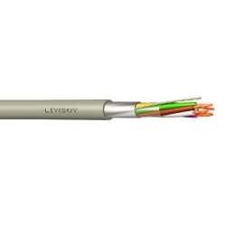 Cablu alarma efractie LiYStY 4x0,22-Cu, LY(ST)Y4-CU, 100m;