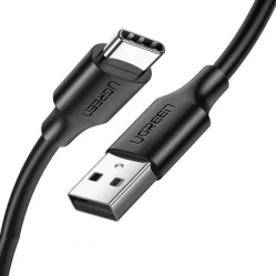 Cablu alimentare si date Ugreen, US287, USB-A la USB Type-C, 3A, 1.5m, negru