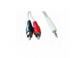 Cablu Audio stereo, jack 3.5mm la RCA, 2.5m, Gembird, CCA-458-2.5M