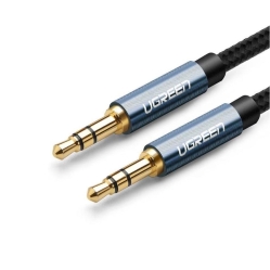 Cablu audio Ugreen AV112, 3.5mm Jack (T) la 3.5mm Jack (T), 2m, Negru 