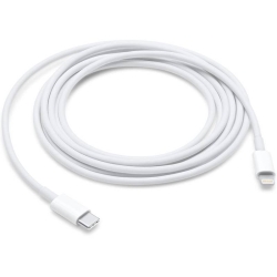 Cablu de date Apple MQGH2ZM/A, Lightning - USB-C, 2m, White