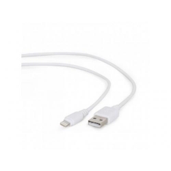 Cablu de date Gembird, USB - Lightning, 2m, White