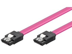 Cablu de date HDD SATA3 L la SATA3 L cu clip, 50cm C/0,5-BU