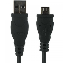 Cablu de date USB SSK UC-H346, USB 2.0 - Micro USB, 0.6m, Black