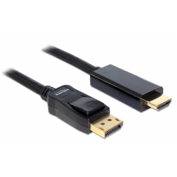 Cablu Delock Displayport Male - HDMI Male, 5m, Black