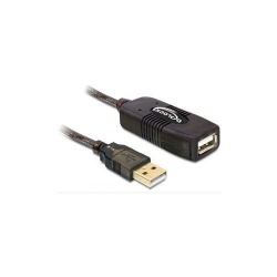 Cablu Delock Extension USB 2.0 Male - USB 2.0 Female, 15m, Black