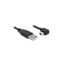 Cablu Delock USB 2.0 Male - Mini USB Male, 2m, Black