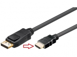 Cablu DisplayPort la HDMI 2m DP tata la HDMI A tata MMG/2,0-BU