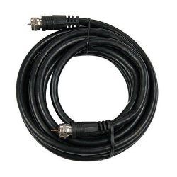 Cablu extensie Gembird RG6, 1x F-male - 1x F-male, 1.5m, Black