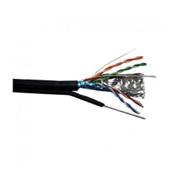 Cablu FTP cu sufa, Cupru, categoria 5e, 24AWG, manta PE, Emtex pret pe metru