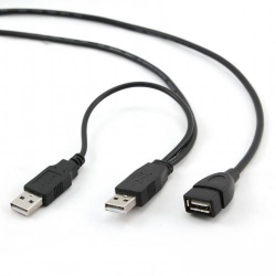 Cablu Gembird CCP-USB22-AMAF-3, 1x USB male - USB female, 0.9m, Black