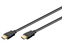 Cablu HDMI 5m HS (viteza inalta) HDMI tata la HDMI tata V1.4 contacte aurite, fara Ethernet G/5,0-BU