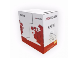 Cablu Hikvision DS-1LN5E-S, Cupru solid 0.5mm 24AWG, U/UTP, Cat. 5E, 305m