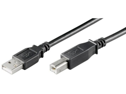 Cablu imprimanta USB 2.0 3m A tata la B tata, negru AB-LC-BK/3,0-BU 