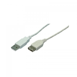 Cablu Logilink CU0012, USB male - USB female, 5m, Grey