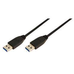 Cablu LogiLink CU0039, USB 3.0 Male - USB 3.0 Male, 2m, Black