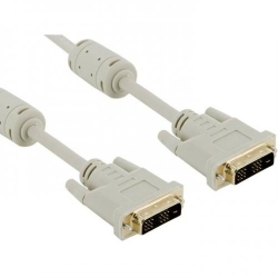 Cablu monitor 4World  DVI-D M (18 +1) - DVI-D M (18+1), 1.8 m, DL ferita - retail