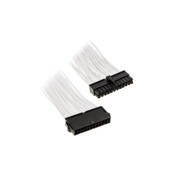 Cablu prelungitor Phanteks 24 pini ATX, 50cm, White, PH-CB24P_WT