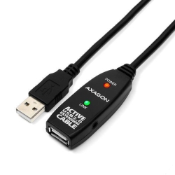 Cablu prelungitor USB activ Axagon ADR-210, USB 2.0, 10m