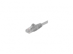 Cablu retea CAT 5e U/UTP 2xRJ45, neecranat, gri; Cod EAN: 4040849686115