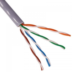 Cablu retea CAT5e FTP, ecranat, CCA, gri FTP-CCA-GY/305