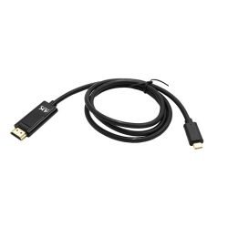 Cablu semnal de la USB-C (USB3.1) tata la HDMI A tata, 1,8m