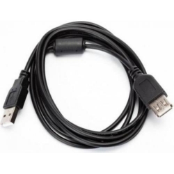 Cablu Spacer SPC-USB-AMAF-6, USB 2.0 Male - USB 2.0 Female, 1.8m, Black, Bulk