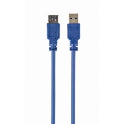 Cablu Startech CCP-USB3-AMAF-10, USB 3.0 female - USB 3.0 male, 3m, Blue