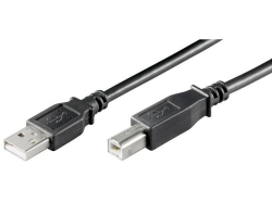 Cablu USB 2.0 1.8m A tata la B tata, negru AB-LC-BK/1,8-BU (pentru imprimanta)