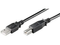 Cablu USB 2.0 5m A tata la B tata, negru AB-BK/5,0-BU (pentru imprimanta)