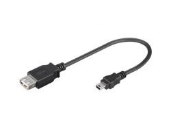 Cablu USB 2.0  - USB mini 5p 0.2m ; Cod EAN: 4040849950063