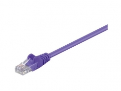 Cablu UTP cat5e mufat 1.0m patch cord mov; Cod EAN: 4040849952197