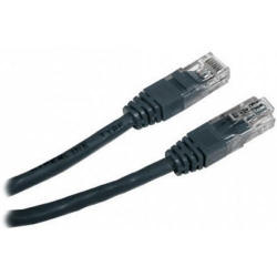 Cablu UTP Patch cord cat. 5E, 0.5m, Gembird, PP12-0.5M, Black