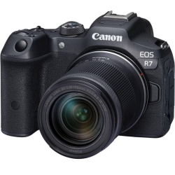 Aparat foto Mirrorless Canon EOS R7, 32.5MP, 4K60, Obiectiv RF-S 18-150mm IS STM + Adaptor EF-EOS R