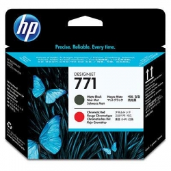Cap printare HP 771 Matte Black/Chromatic Red - CE017A
