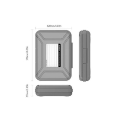 Carcasa protectie Orico PHX35-V1 3.5” HDD gri