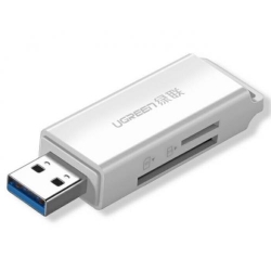Card Reader Ugreen CM104, USB 3.0, White, 