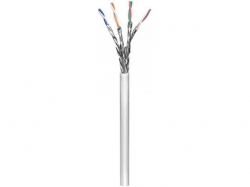 CAT 6 network cable, S/FTP (PiMF), grey, 305 m - CCA, AWG 26/7 (stranded), LSZH