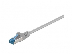 CAT 6a patch cable S/FTP (PiMF), grey, 50 m - LSZH halogen-free, CU